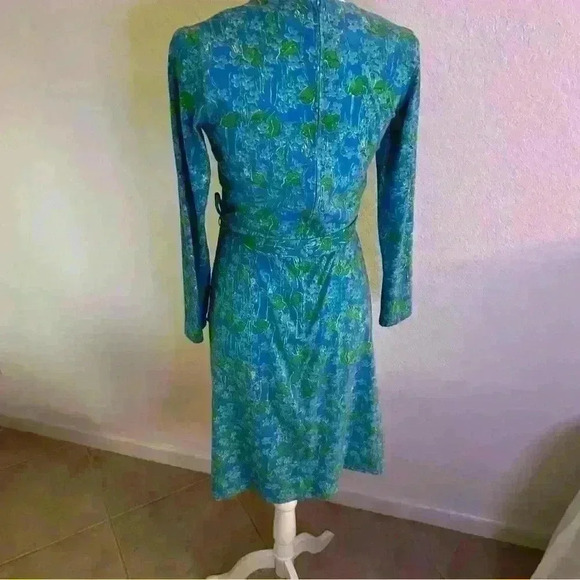 🔥Gorgeous Vintage Lilly Pulitzer Holy Grail “The Lilly” Belted Dress Lace Hem - Picture 2 of 13